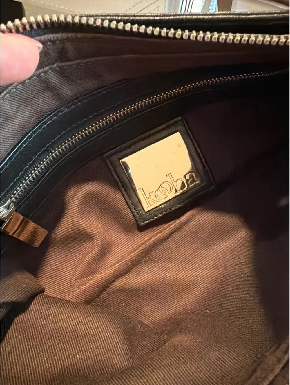 Kooba Black Italian Leather Clutch *EUC* $299+tax retail